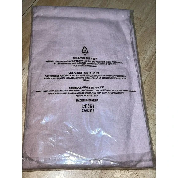 Eileen Fisher Organic Handkerchief Linen Powder Pink Tank Dress W/Slip $248 - Picture 12 of 14